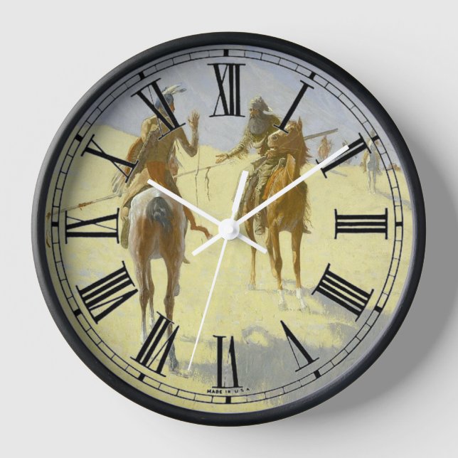 American Indian by Remington Clock (Front)