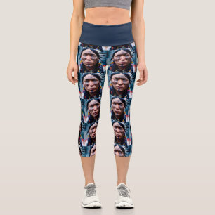 AMERICAN INDIAN Capris YOGA PANTS LEGGINGS