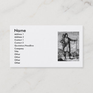 American Indian Chief Business Card