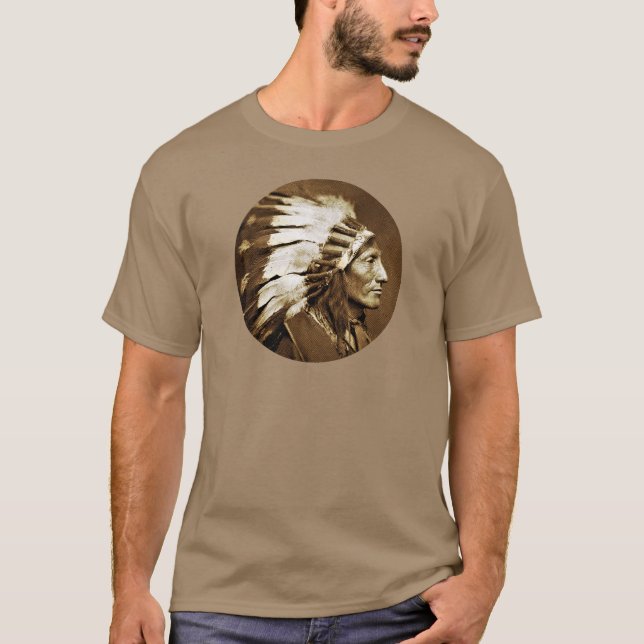 American Indian Chief T-Shirt (Front)