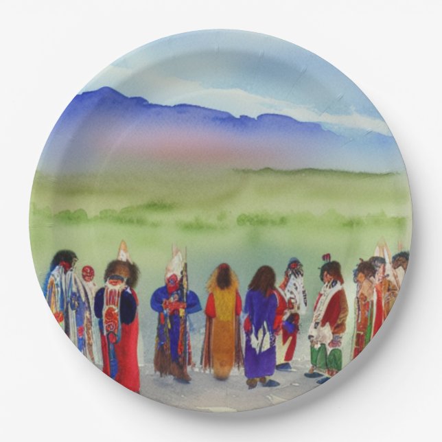 American Indian Collection Paper Plate (Front)