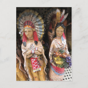 American Indian Couple Postcard