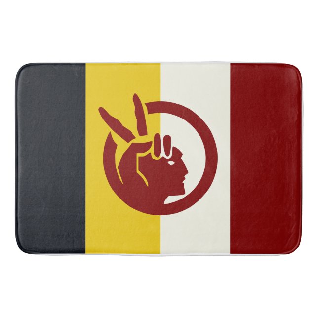 American Indian Movement flag Bath Mat (Front)