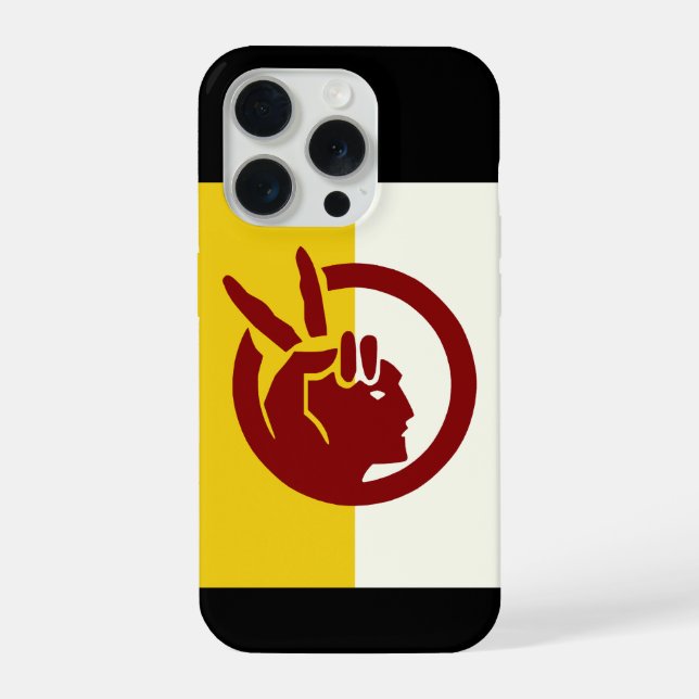 American Indian Movement flag iPhone Case (Back)