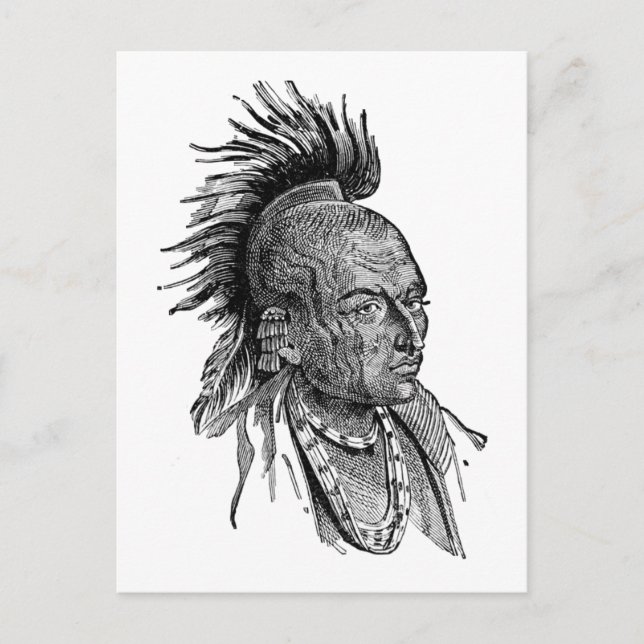 American Indian Postcard (Front)