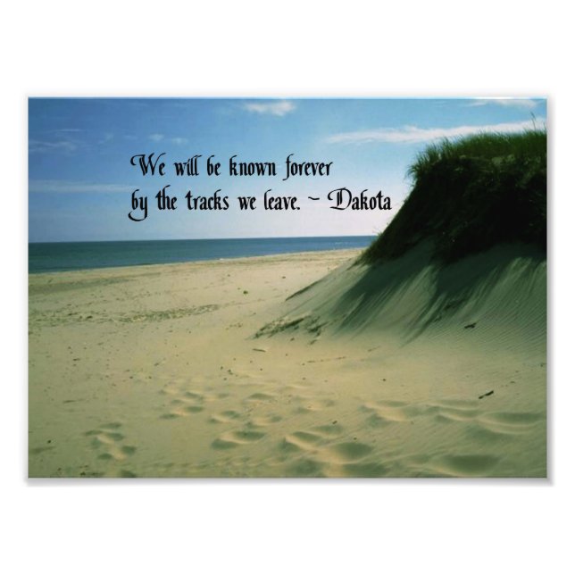 American Indian Proverb Photo Print (Front)