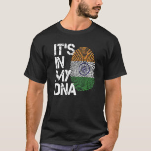 American Indian Roots Flag Its In My Dna India T-Shirt