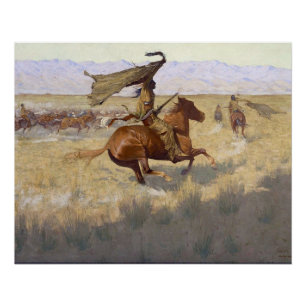 American Indian stampede Poster