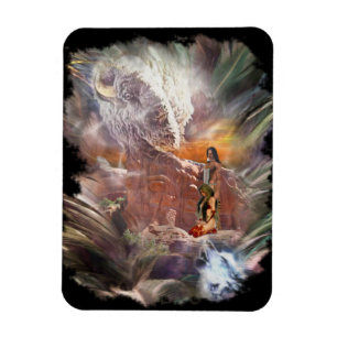 American Indian Wedding Night Vignette Magnet