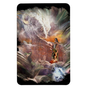 American Indian Wedding Night Vignette Magnet