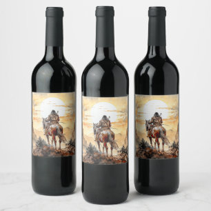 American Indian Wine Label