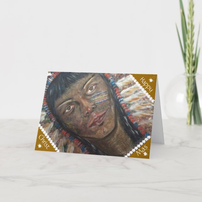 American Indian Xmas Card (Front)