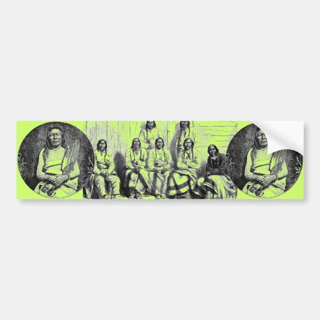 American Indians Bumper Sticker (Front)