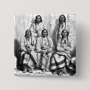 American Indians Button