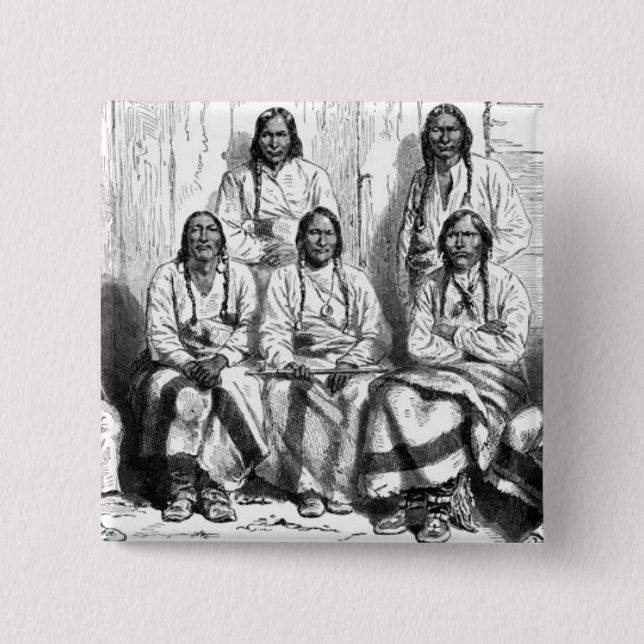 American Indians Button (Front)