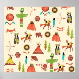 American Indians: Cultural Background. Poster