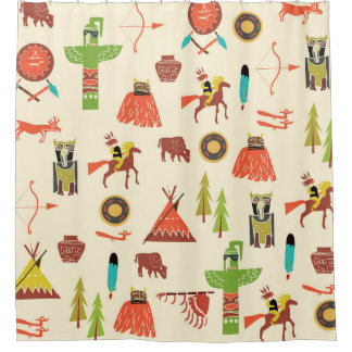 American Indians: Cultural Background. Shower Curtain