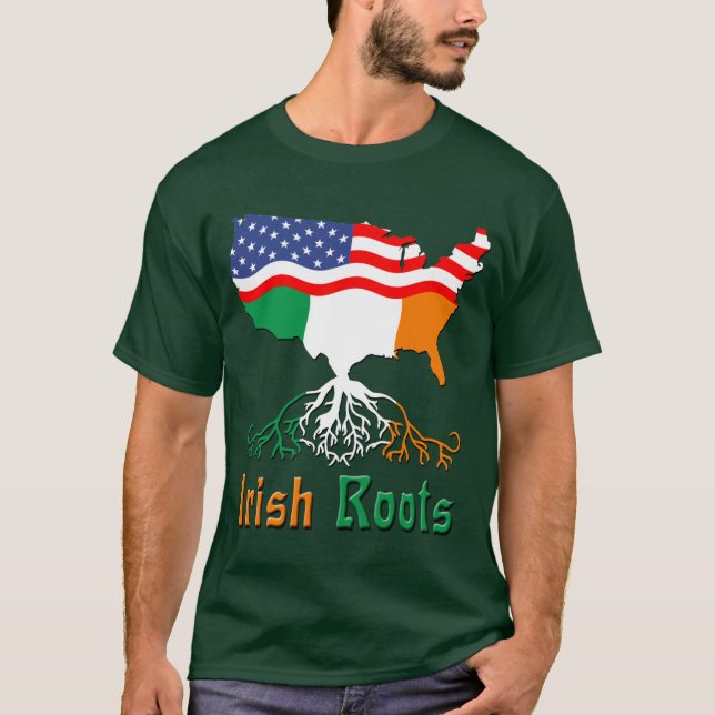 American Irish Roots T-Shirt (Front)