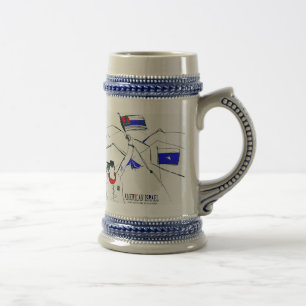 AMERICAN ISRAEL BEER STEIN