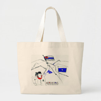 AMERICAN ISRAEL LARGE TOTE BAG