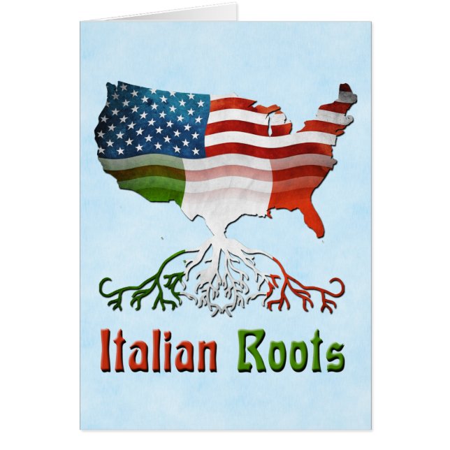 American Italian Roots Card (Front)