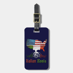American Italian Roots Luggage Tag