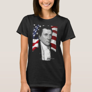 American james monroe Eyes Flag Country T-Shirt