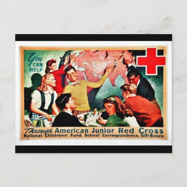 American Junior Red Cross Postcard (Front)