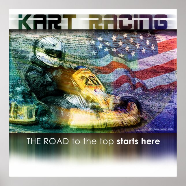 American Karting Poster (Front)