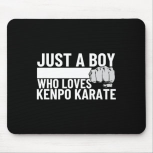 American Kenpo Just A Boy Who Loves Kenpo Karate 1 Mouse Pad