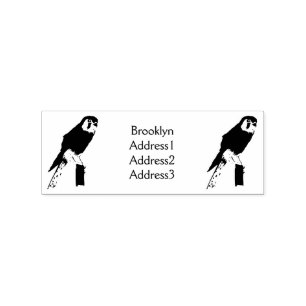 American Kestrel bird illustration  Rubber Stamp