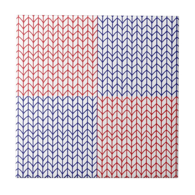 AMERICAN KNIT 4.25x4.25 Ceramic Tile (Front)