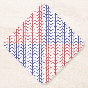 AMERICAN KNIT Diamond Paper Coasters