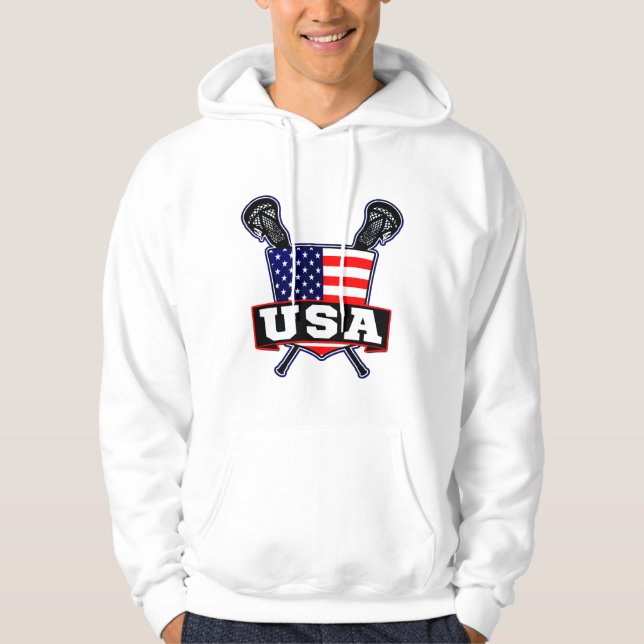 American Lacrosse Logo Hoodie (Front)
