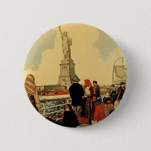 American Liberty 6 Cm Round Badge