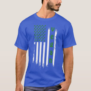 American Lifestyle Veganism Flag Vegan T-Shirt
