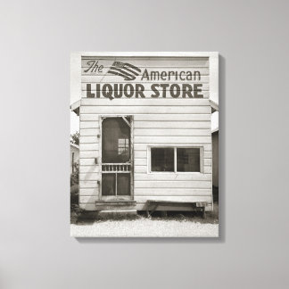 American Liquor Store, 1943 Canvas Print
