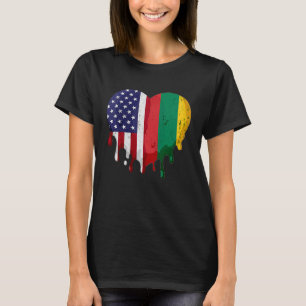 American Lithuanian Heritage Month Lithuania Flag T-Shirt