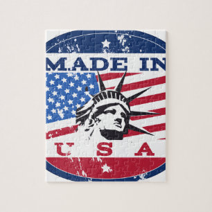 American logo travel poster jigsaw puzzle