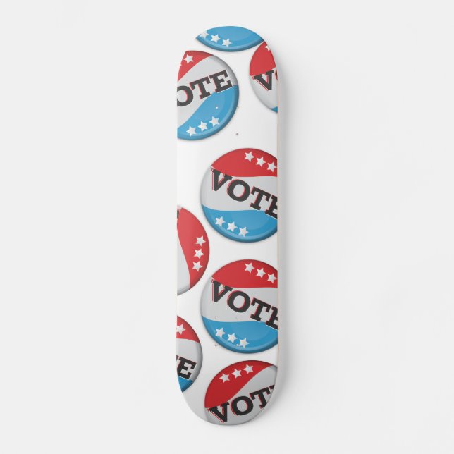 American logo travel poster skateboard (Front)