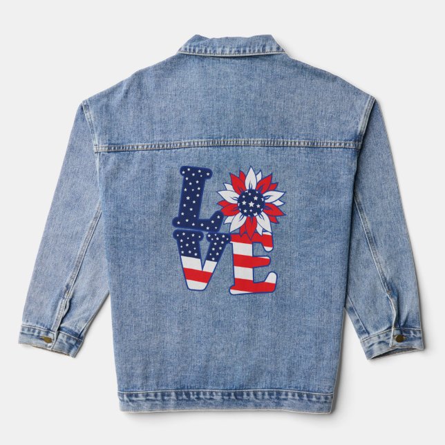 American Love Affair Denim Jacket (Back)