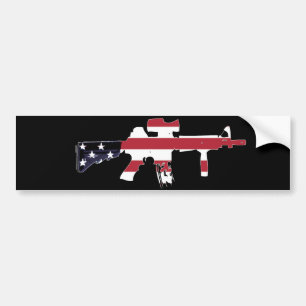 American M4 Bumper Sticker