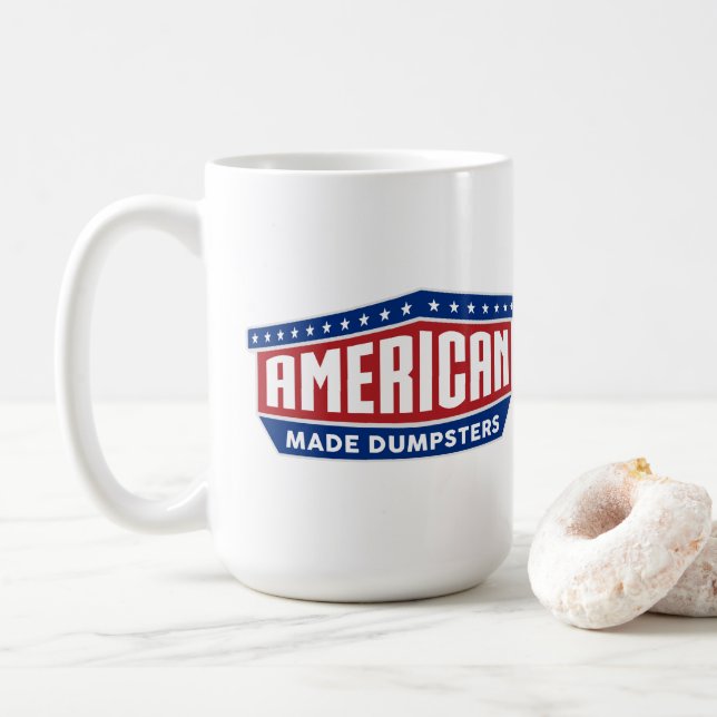 American Made Dumpsters Mug (15 ouce) (With Donut)