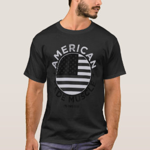 American Made Muscle Usa Flag Patriotic Vintage T-Shirt