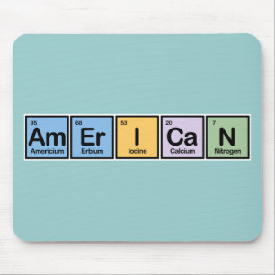 American made of Elements Mouse Pad