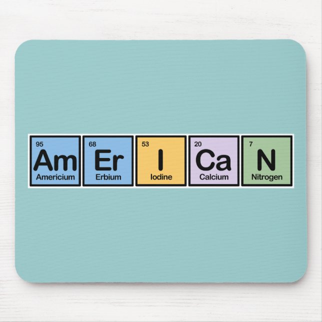 American made of Elements Mouse Pad (Front)