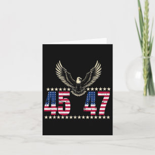 American Made Trump Merchandise Trump 45 47 Trump Card