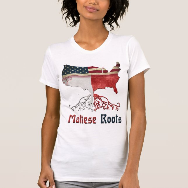 American Maltese Roots T-Shirt (Front)