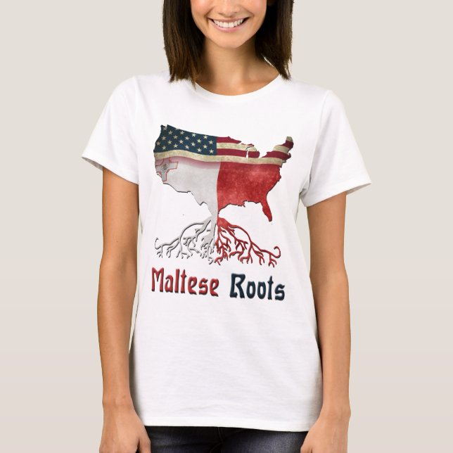 American Maltese Roots T-Shirt (Front)