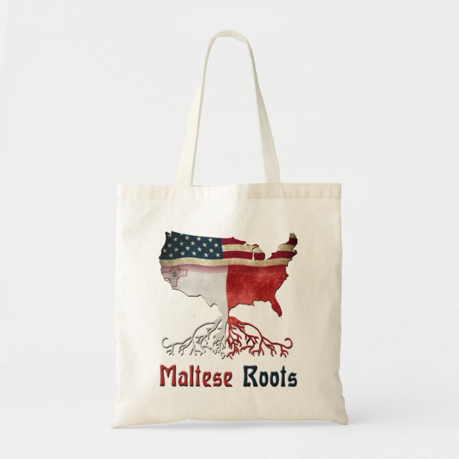 American Maltese Roots Tote Bag (Front)